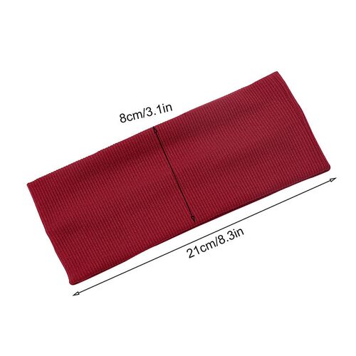 Fashion Absorbing Sweat Yoga Headband Candy Color Wide White