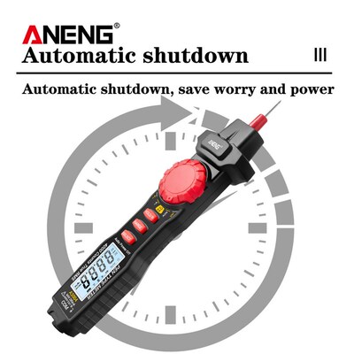 ANENG A3004 Multimeter Pen Type Meter 4000 Counts Non Contac
