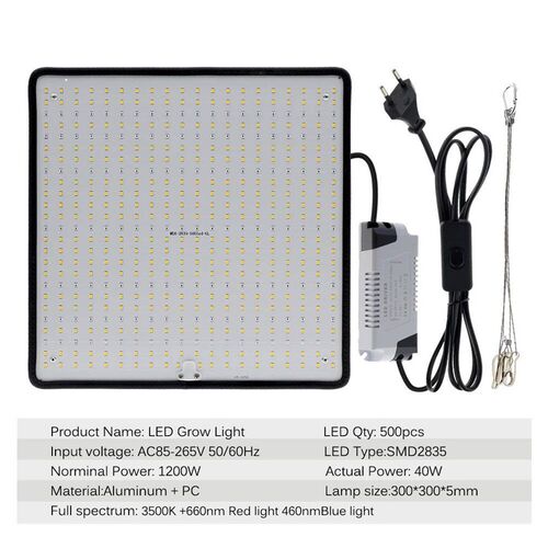 LED Grow Light Full Spectrum Phyto Lamp AC85-240V 40W  For I