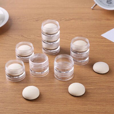 Round Stackable Jars Mini Ink Blending Tools Mixing Round/do