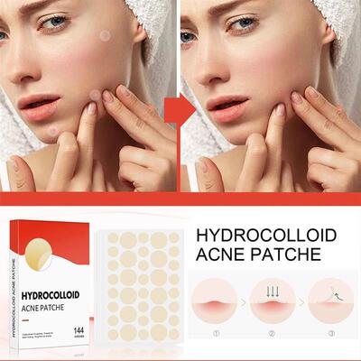 144pcs/set Face Skin Care Acne Pimple Patch 2 Sizes Invisibl