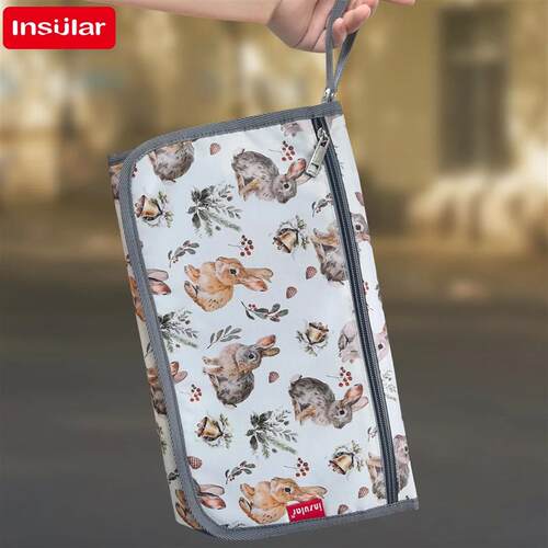 INSULAR Baby Nappy Changing Cushion Fordable Storage Bags