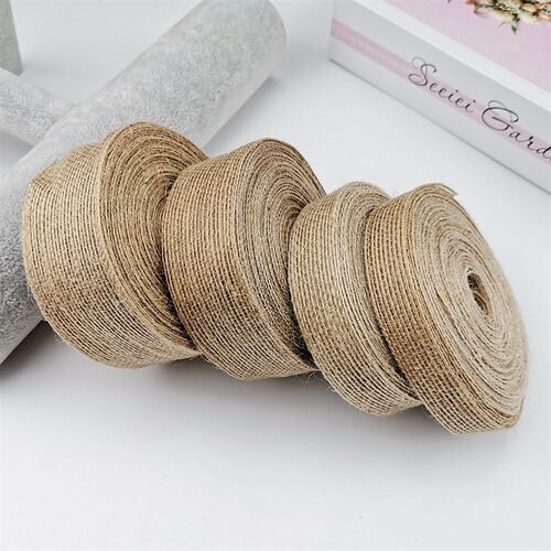 Jute Burlap Ribbon Belt Strap Christmas DIY Gift Packing