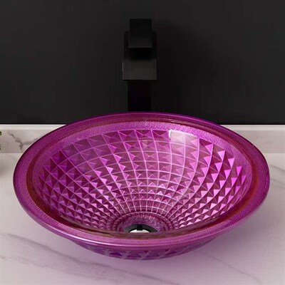glassvesselsink crystal glass art wash basin sprinkling shop