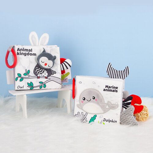Baby Kids Fabric Books Early Learning Educational Cloth Book