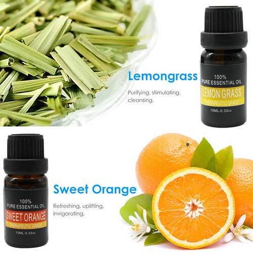 120ml Essential Oils Plant Water Soluble Peppermint Lavender