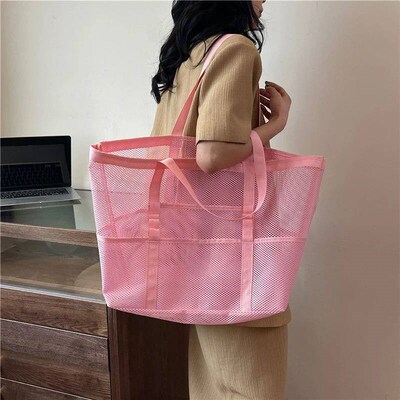 Portable Meh Beach Bag For Women Makeup Travel Storage Wah B