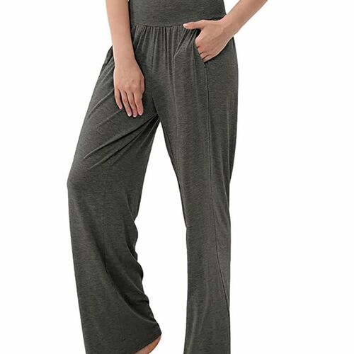 Women s Flowy Wide Leg Pants Comfortable Loose Fit High