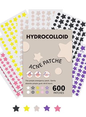 18-600pcs Star Pimple Patch Acne Colorful Invisible Acne Rem
