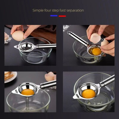 Egg White Separator Stainless Steel Tools Eggs Yolk Filter G