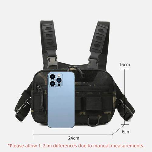 Fishing Chest Bag Men's Tactical Bags Waterproof Molle