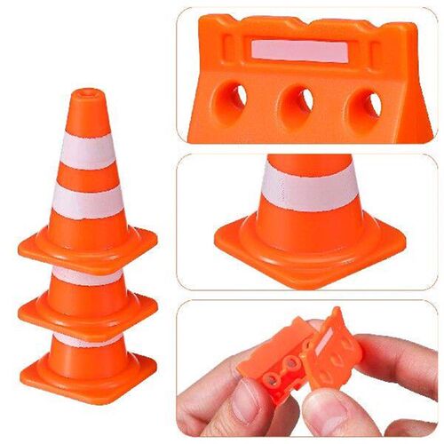 Construction Cones Parking Lot Road Signs and Roadbs