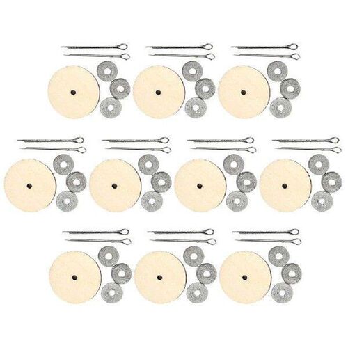 10 Sets Bear Joint Accessories Making Supplies Wood Joints