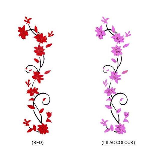 3D Rose Flower Rattan Wall Stickers Romantic Floral Wall