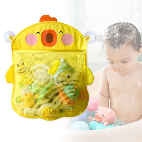 Baby Bath Toys Duck Mesh Net Toy Storage Bag Strong With Suc