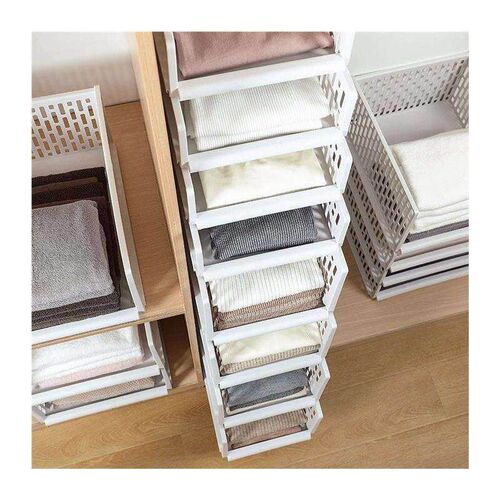 .wardrobe layered partition storage box drawer large cabinet
