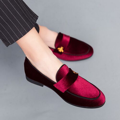 New Men Dress Shoes Shadow Patent Leather Luxury Fashion Gro