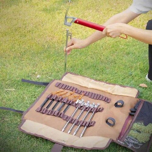 Camping Tent Stakes Storage Bag Tent Accessories Stakes For