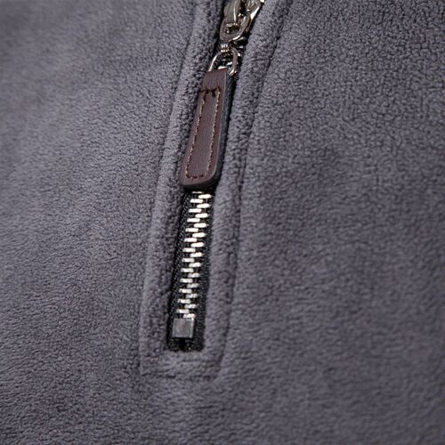 Mens Stand llar Half Zipper Long Sleeve Sweater Stand llar