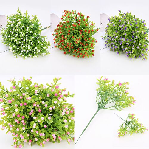 Artificial Milan Flowers Bouquet For Party Wedding Fake Plan