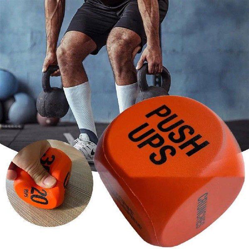 Exercise Dice Portable Exercise Decision Dices Compact - 实物图