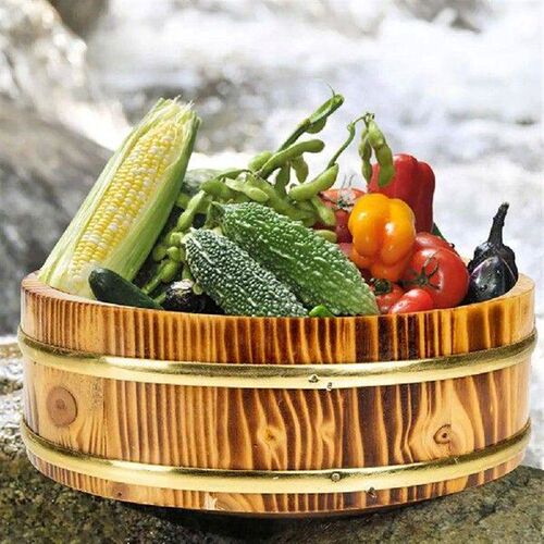 Sushi Rice Bowl Bucket Storage Container with Lid