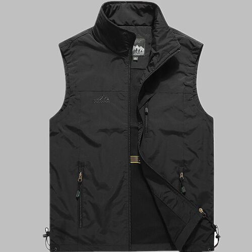 Mens Middle-aged And Elderly Quick-drying Vest Outdoor Mult
