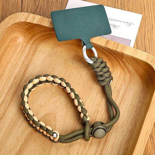 Adjustable short wrist strap, premium phone chain with clip
