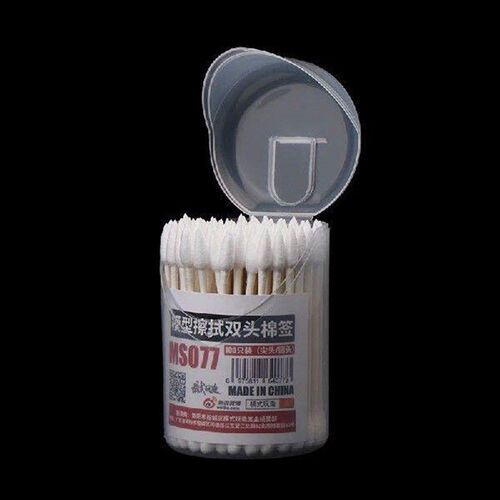 100PCS Model Hobbies DIY MS-077 Double End Cotton Swab