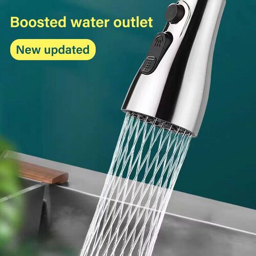 3 In 1 Kitchen Faucet Extender Universal 360 Rotate Pull O