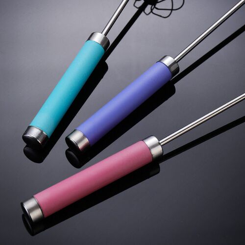 Home Baking Egg Cream Press Rotary Whisk Semi-automatic Stai