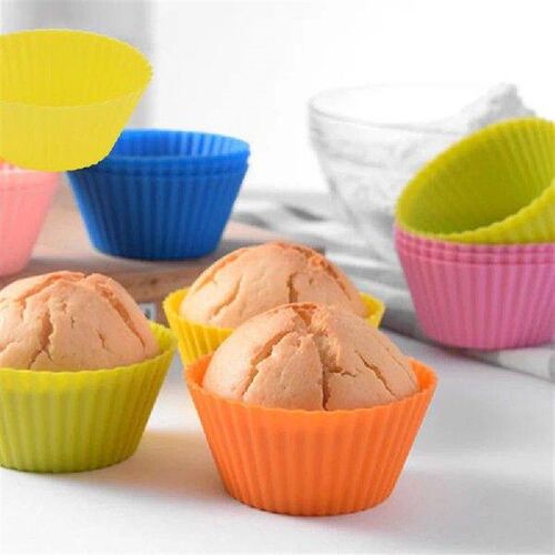 Round Silicone Cake Mold, Muffin Cupcake Baking Molds,