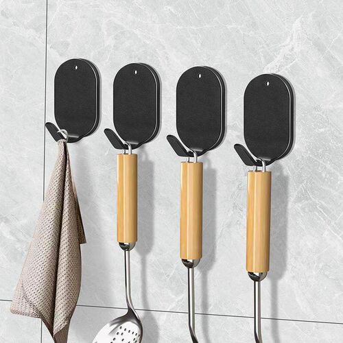 Strong Adhesive No-Drill Hooks for Kitchen and Bathroom, Wal