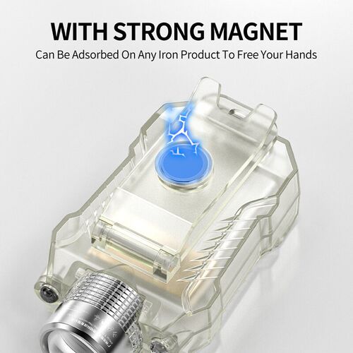 Outdoor lighting led magnetic keychain portable light