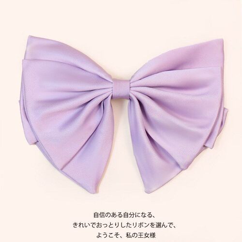 Handmade Satin Hair Clip French Retro Sweet Bow Hair Accesso