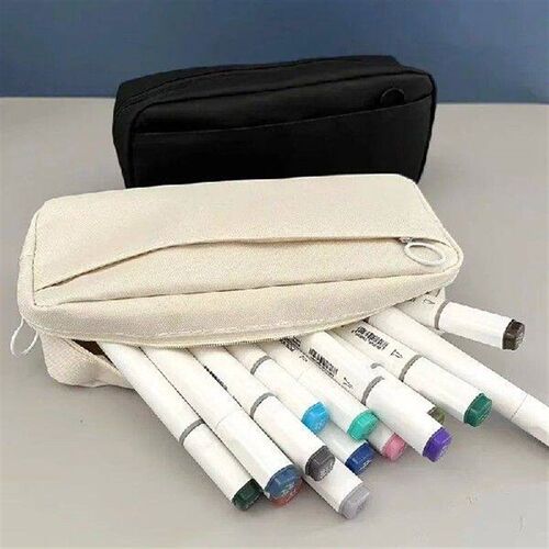 Black Capacity Pencil Case Kawaii Cute Pencils Cases