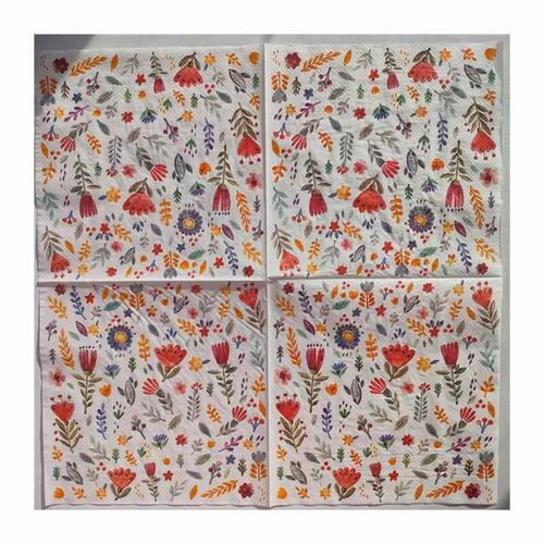 Spring Summer Wildflower Paper Napkins Decoupage小野花餐巾纸