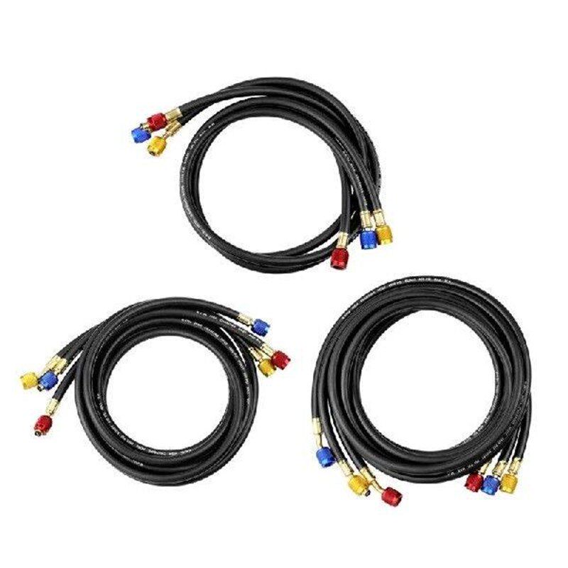 Manifolds Gauges Hose with Valves Tension Hose, HVAC - 实物图