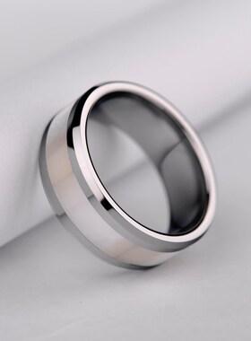 New Arrival 8mm Width Wedding Rings Tungsten Carbide Band wi