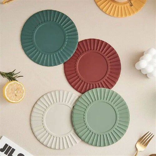 Thermal Insulation Silicone Pad Multicolor Round Shaped Cup