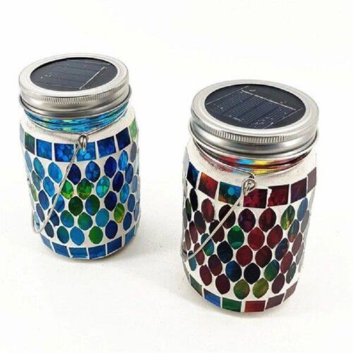 LED Mosaic Solar Light Waterproof Outdoor Solar Hanging
