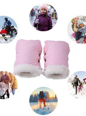 1 pair Stroller Gloves Waterproof Pram Accessory Winter Warm