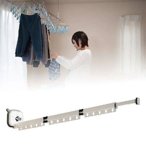 Wall mounted Clothes Rack with Suction Cup Efficient