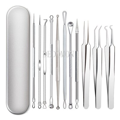 11/8/6/4PCS Acne Blackhead Removal Needles Black Dots Cleane