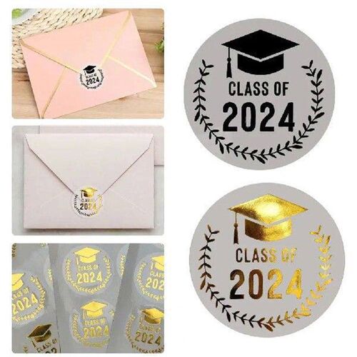 Fun Graduation Stickers Pack Class of 2024 Graduation