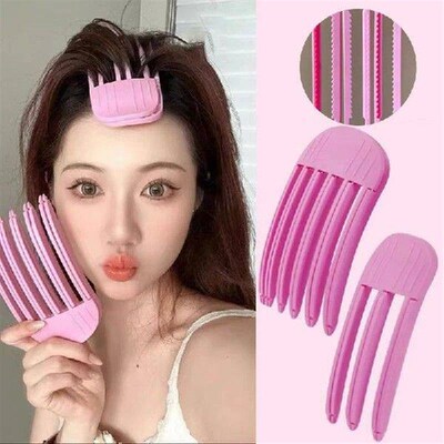 3/6 Comb Teeth Natural Hair Root Fluffy Clips Curly Bangs