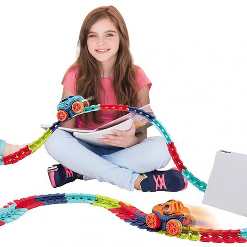 DIY Assembled Rail Car Train Toy Changeable Track Electric L