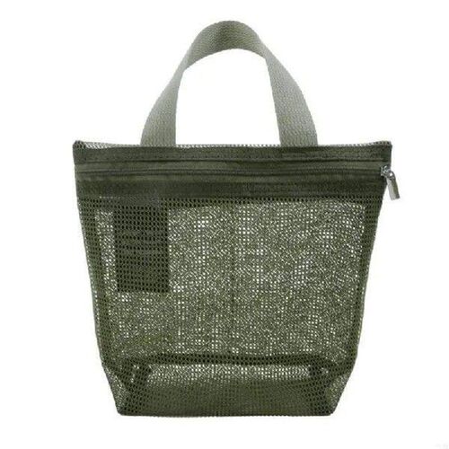 F19B Portable Mesh Bath Organizers Bag With Fast Draining
