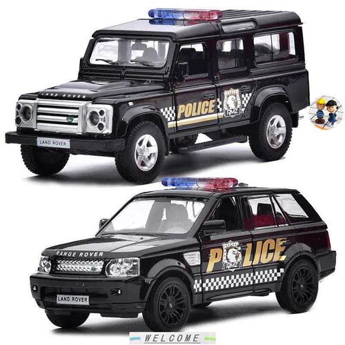 Polce Car Decast Alloy Model Toy Pull ack Gfts Chldren