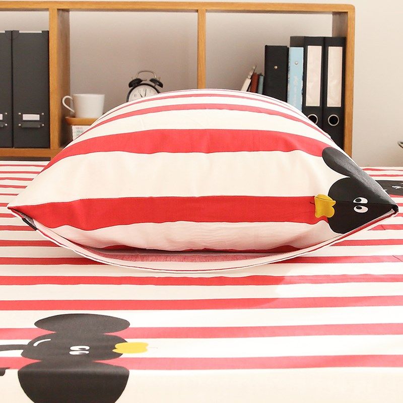 红条小象全棉枕一对装家用2023新款100全棉8x7儿童枕头内胆,床上用品,枕套,淘宝优惠券,粉丝福利购,淘宝优惠卷